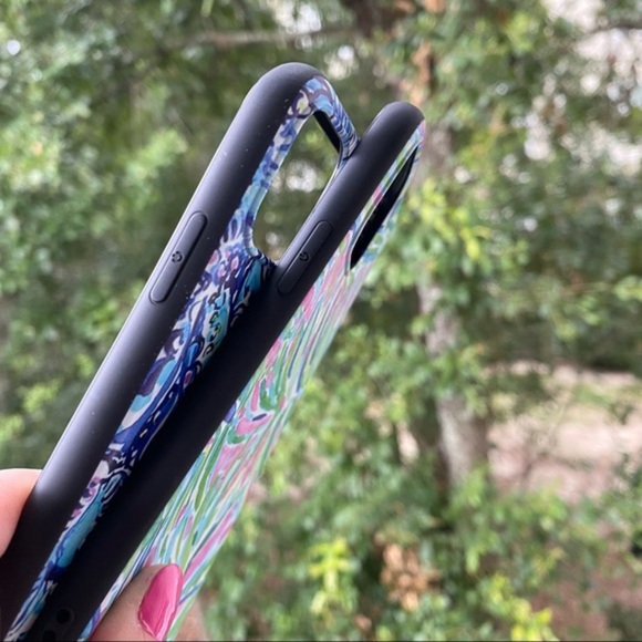 IPhone 11 Lilly Style Preppy Blue Pink Phone Case - Picture 8 of 10